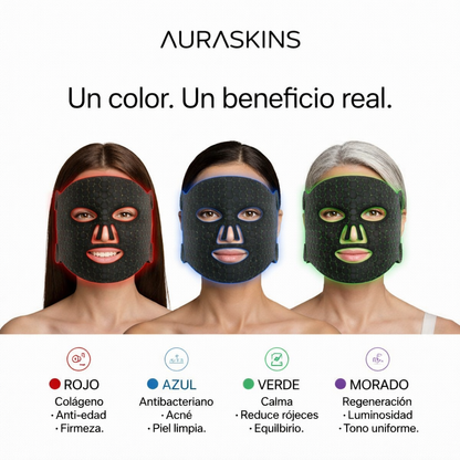 Mascara LED Profesional Anti-edad | Piel Rejuvenecida desde Casa